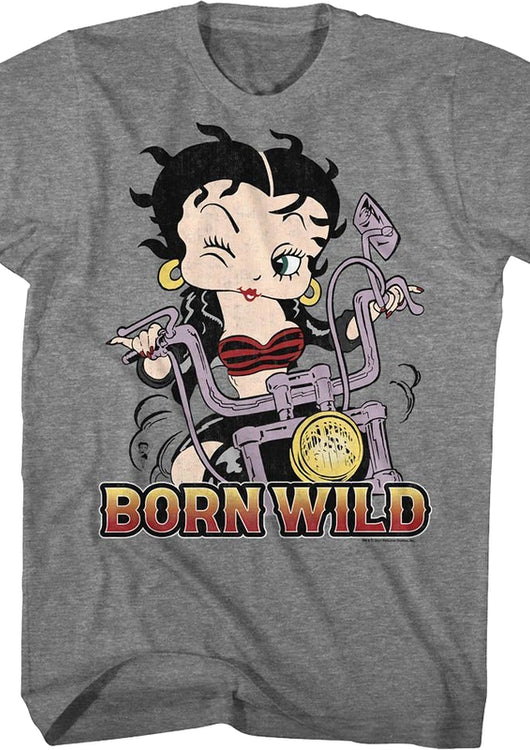 Born Wild Betty Boop T-Shirt - main product image
