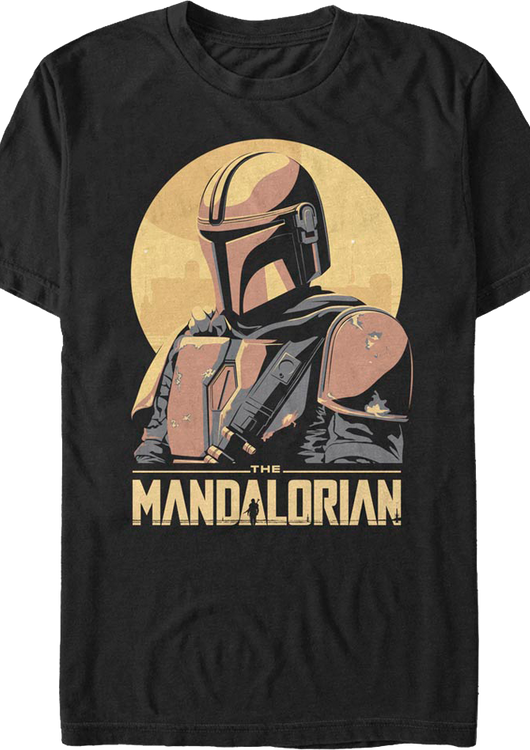 Bounty Hunter The Mandalorian Star Wars T-Shirt - main product image