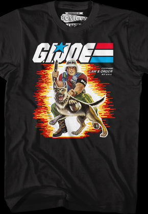 Box Art Law and Order GI Joe T-Shirt