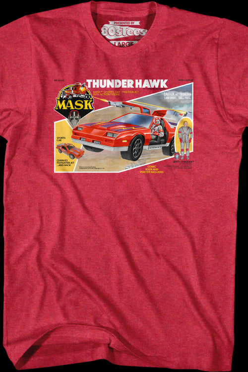 Retro Box Art Thunderhawk MASK T-Shirtmain product image