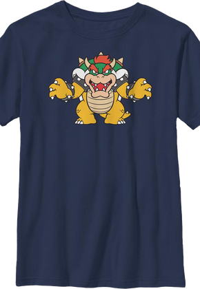 Boys Youth Bowser Super Mario Bros. Shirt
