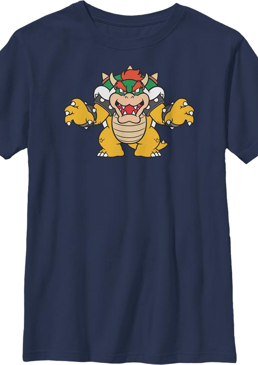Boys Youth Bowser Super Mario Bros. Shirt - main product image