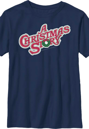 Boys Youth Classic Logo A Christmas Story Shirt