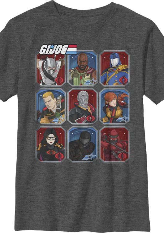 Boys Youth Cobra And Joes Collage GI Joe Shirt - main product image