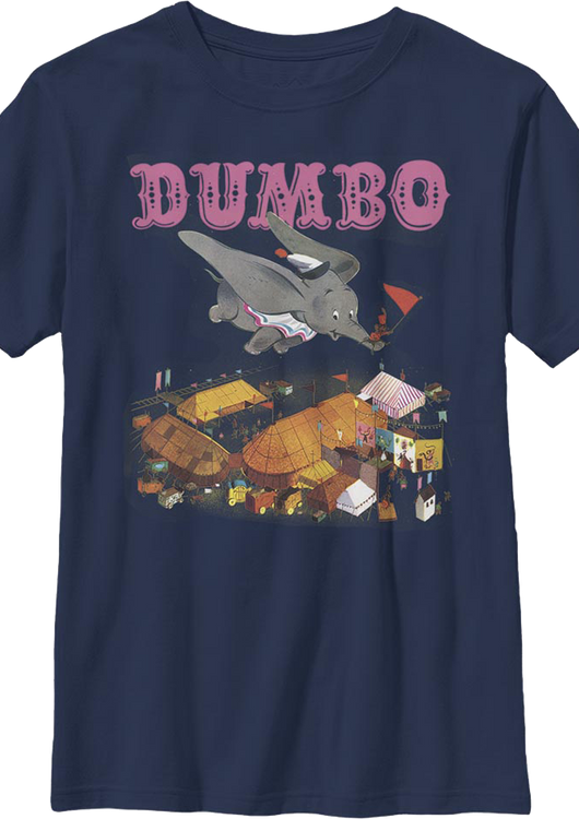 Boys Youth Dumbo Poster Disney Shirt - main product image