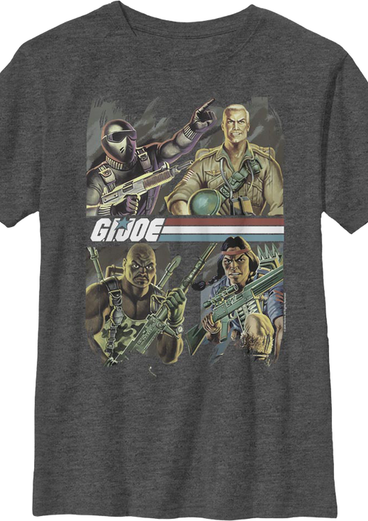 Boys Youth Four Heroes GI Joe Shirt - main product image