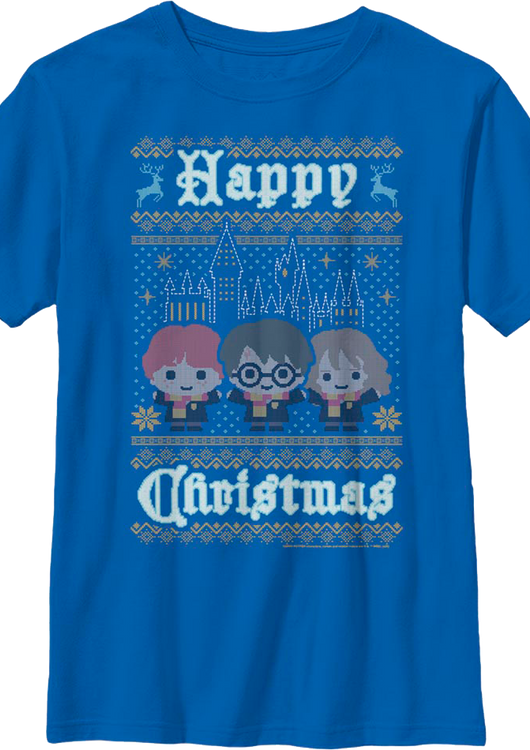 Boys Youth Happy Christmas Harry Potter Shirt - main product image