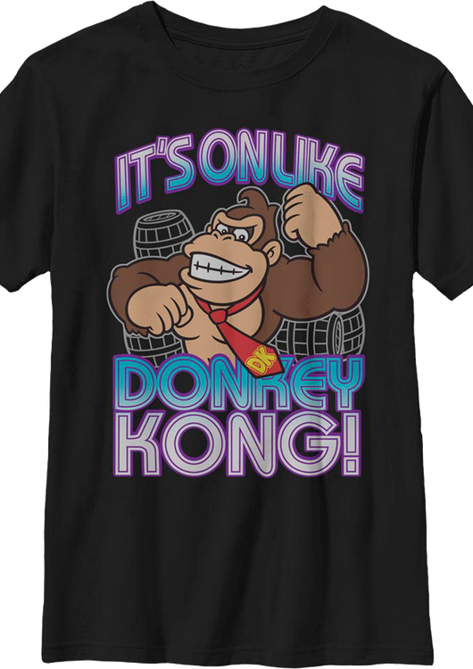 Boys Youth It's On Like Donkey Kong Shirt - main product image
