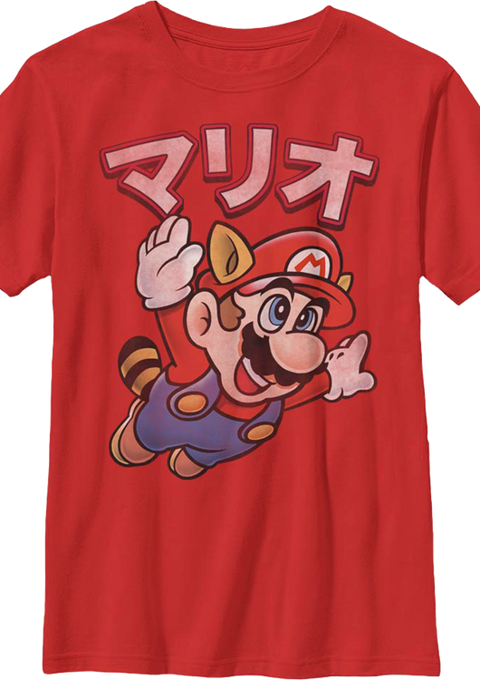 Boys Youth Japanese Mario Mario Bros. 3 Shirt - main product image