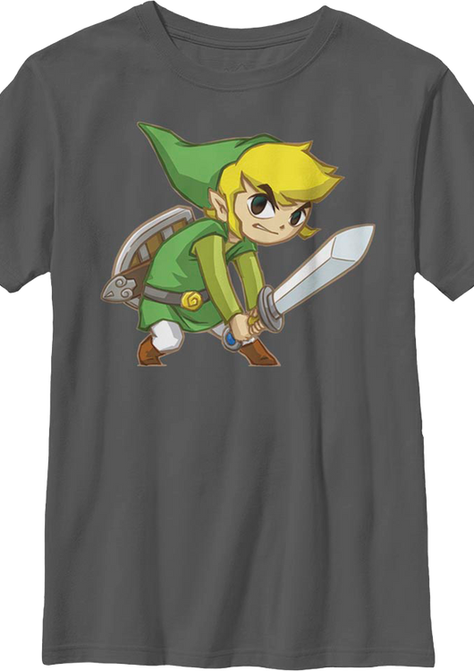 Boys Youth Link Legend of Zelda Nintendo Shirt - main product image