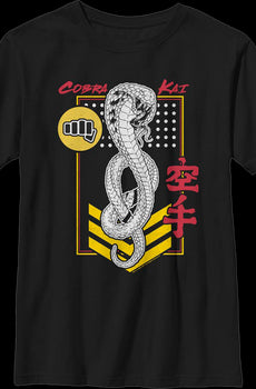 Boys Youth Patch Cobra Kai Shirt