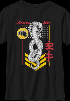 Boys Youth Patch Cobra Kai Shirt