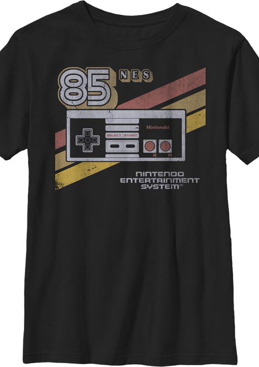 Boys Youth Retro Controller Nintendo Shirt - main product image
