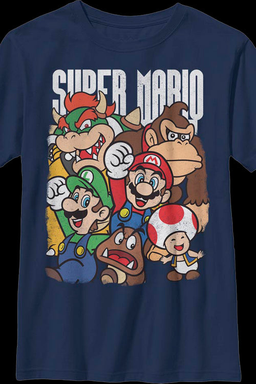 Boys Youth Stars of Super Mario Bros. Shirtmain product image