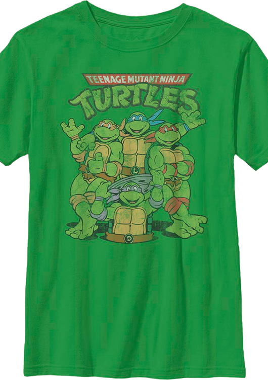 Boys Youth Teenage Mutant Ninja Turtles Shirt - main product image