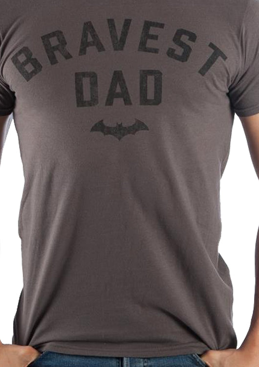 Bravest Dad Batman T-Shirt - main product image