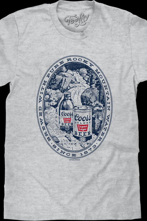Brewed With Pure Rocky Mountain Water Coors T-Shirtmain product image