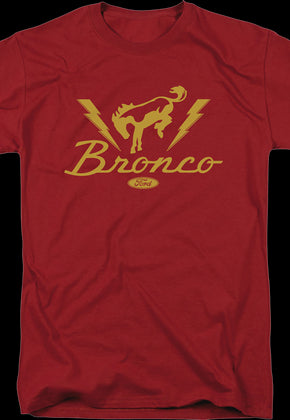 Bronco Lightning Bolts Ford T-Shirt