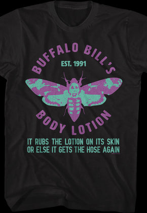 Buffalo Bill's Body Lotion Est. 1991 Silence of the Lambs T-Shirt