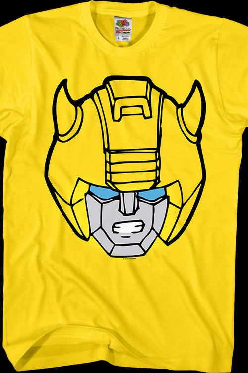 Bumblebee Head Shot Transformers T-Shirtmain product image
