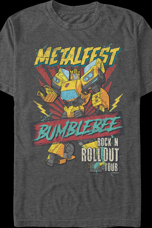 Bumblebee Metalfest Transformers T-Shirtmain product image