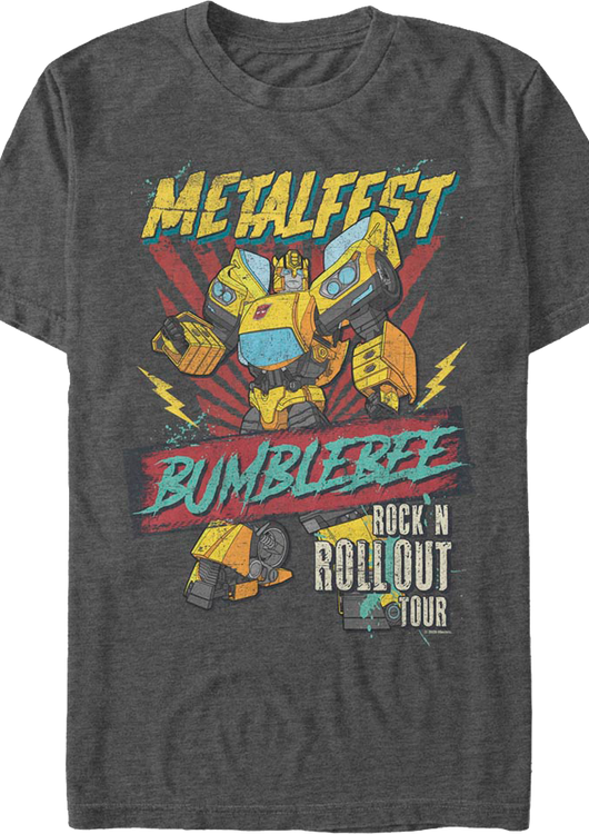 Bumblebee Metalfest Transformers T-Shirt - main product image