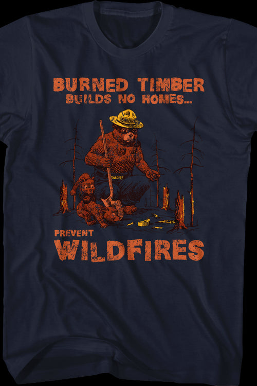 Burned Timber Smokey Bear T-Shirtmain product image