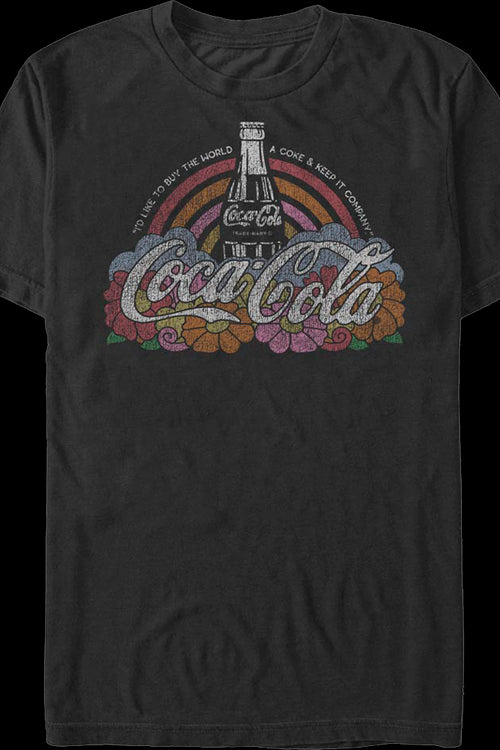 Buy The World A Coke Rainbow Coca-Cola T-Shirtmain product image
