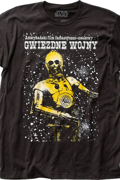 C-3PO Polish Poster Star Wars T-Shirtmain product image
