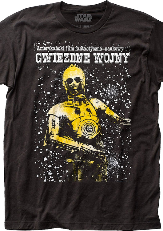 C-3PO Polish Poster Star Wars T-Shirt - main product image
