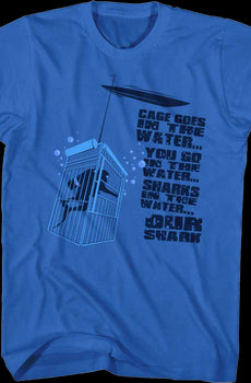 Cage Goes In The Water Jaws T-Shirt