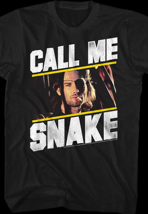 Call Me Snake Escape From New York Shirt