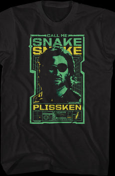Call Me Snake Tech Screen Escape From New York T-Shirt