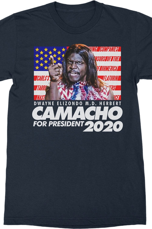 Camacho For President 2020 Idiocracy T-Shirtmain product image