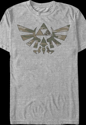 Camouflage Triforce Legend of Zelda T-Shirt