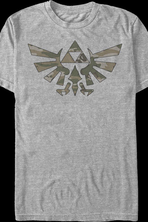 Camouflage Triforce Legend of Zelda T-Shirtmain product image