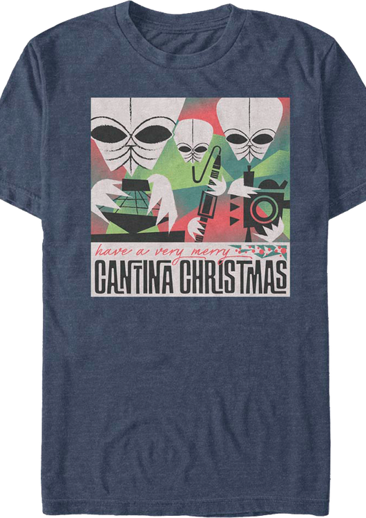 Cantina Christmas Star Wars T-Shirt - main product image