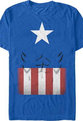 Captain America Costume T-Shirt