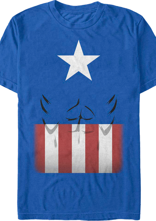 Captain America Costume T-Shirt - main product image