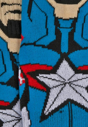 Captain America Marvel Comics Socks