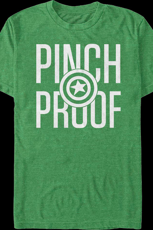 Captain America Pinch Proof Marvel Comics T-Shirtmain product image