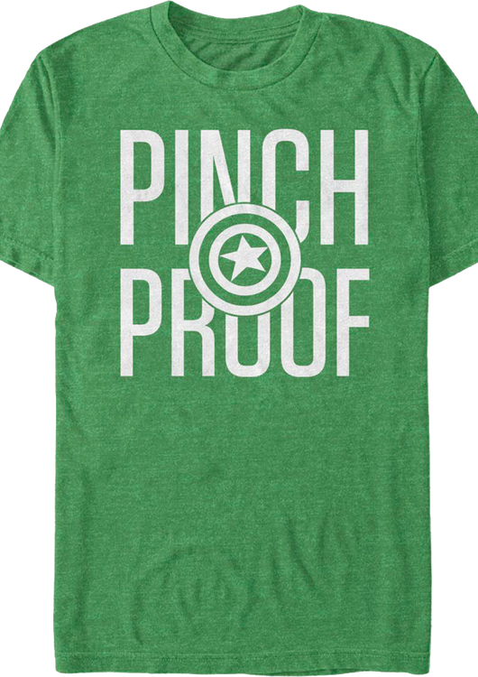 Captain America Pinch Proof Marvel Comics T-Shirt - main product image