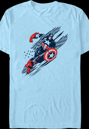 Captain America Swift Justice Marvel Comics T-Shirt