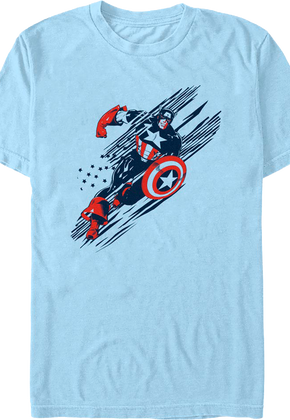 Captain America Swift Justice Marvel Comics T-Shirt