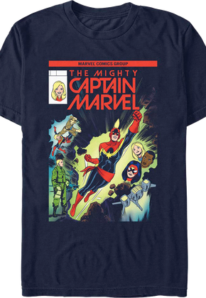 Captain Marvel 100th Solo Issue Marvel Comics T-Shirt