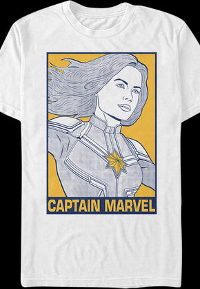 Captain Marvel Pop Art Avengers Endgame T-Shirt