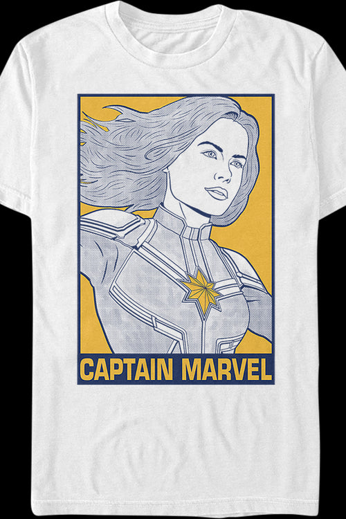 Captain Marvel Pop Art Avengers Endgame T-Shirtmain product image
