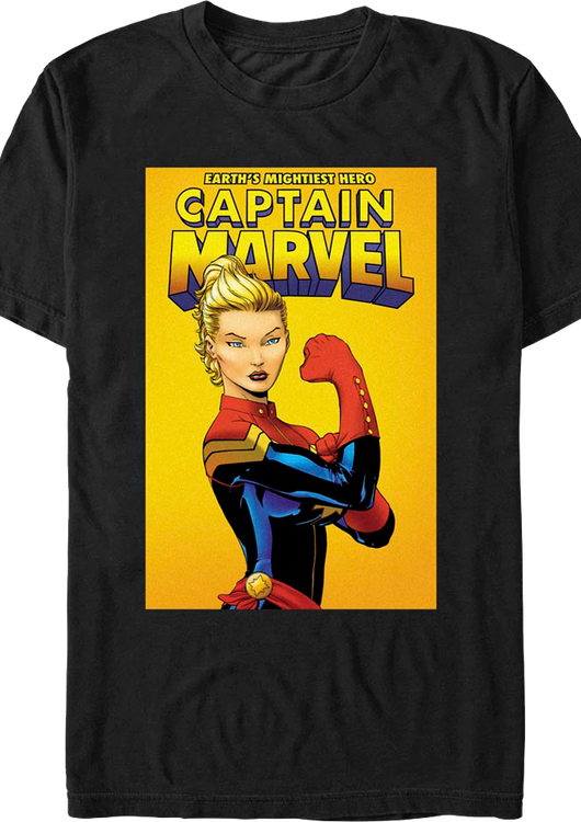 Captain Marvel We Can Do It Marvel Comics T-Shirt - main product image