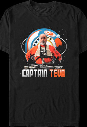Captain Teva The Mandalorian Star Wars T-Shirt
