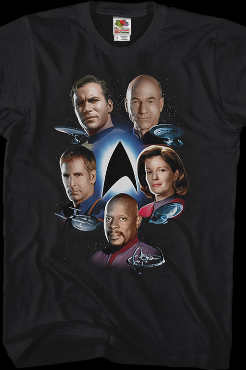 Captains Star Trek T-Shirtmain product image